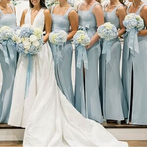 Show Me Your MuMu Light Blue Bridesmaid Dresses